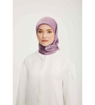 Armine Trend Lila Düz Renk Jan Jan Şifon Eşarp 803