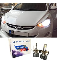 Hyundai Elantra Led Xenon Kısa Far Ampulü HB3 9005 Mono Yeni Seri Beyaz 2012+