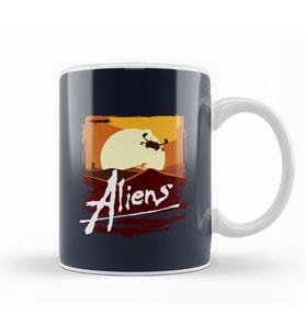 Aliens Apocalypse Now Mashup Kupa Bardak Porselen