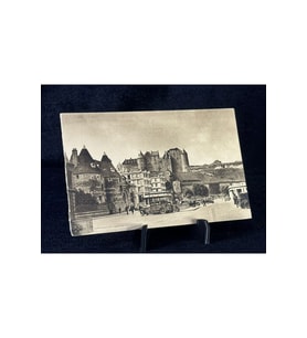 Fransa Kartpostal Dİeppe Les Les Tourelles et le Vİeux Chateau La Douce France Postcard 1900 yıllar