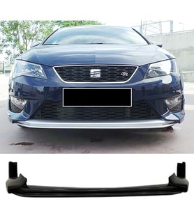 Seat Leon Mk3 Fr Dynamic Ön Ek Karlık Abs Plastik Mat Siyah 2012 2013 2014 2015 2016 Makyajsız Kasa karlık+bodykit+ek