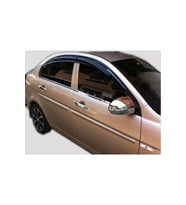 Hyundai Accent Era Uyumlu Cam Çıtası  Paslanmaz Çelik 2005-2011 4 Parça