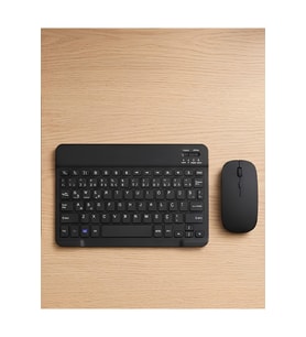 Sessiz Tuşlu Kablosuz Klavye Mouse Seti Çoklu Cihaz Uyumlu