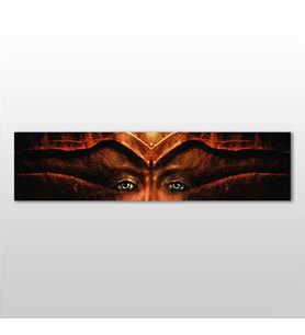 Tepe Göz Kanvas Tablo 270x90cm (Karışık)