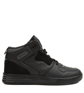 Pierre Cardin 31317 Genç Sneaker Hi Boğazlı Basketbol (Siyah)