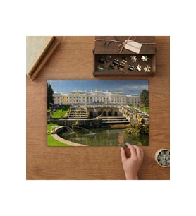 Petergof Sarayı Tasarımı 240 parça Ahşap Puzzle Ahşap Kutuda MP02331