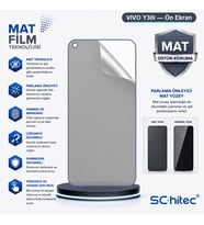 SChitec VIVO Y30i Uyumlu Ön Yüzey Mat Hidrojel Ekran Koruyucu