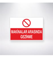 Makinalar Arasında Gezinme 21x28 Arkası Yapışkanlı Levha