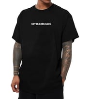 pilelistore- Erkek Bisiklet Yaka Kısa Kol Baskılı T-shirt - Siyah