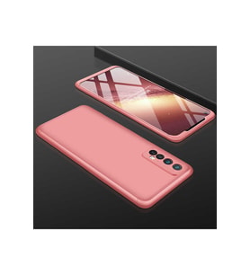 Realme 7 Uyumlu Kılıf Zore Ays Kapak (Rose Gold Altın)