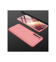 Realme 7 Uyumlu Kılıf Zore Ays Kapak (Rose Gold Altın)