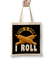 Cute & Funny This Is How I Roll Hamster Bez Çanta Uzun Saplı