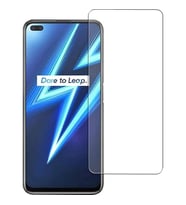 Realme 6 Pro Uyumlu Ekran Koruyucu Screen Protector Tempered Glass Kristal Netliğinde %100 HD Görüntü, Yüksek Kalite Kırılmaz Temperli Cam (Şeffaf)