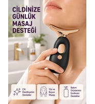 Yüz Ve Göz Altı Masaj Cihazı – Kırışıklık Karşıtı & Nemlendirici Etki Destekli