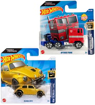 Hot Wheels 2 Araç Set Transformers - Bumblebee & Optimus Prime (1/64)