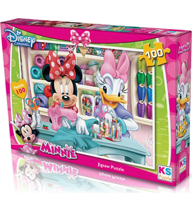 KS Games Minnie Mouse 100 Parça Puzzle