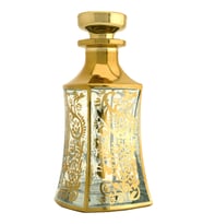 Parfüm Esans Cam Şişesi Gold Boş Esans Cam Şişesi Dekorotif Vitrin Şişesi 150 Ml. X009-150ML-1