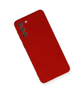 Newface Samsung Galaxy S21 Plus Kılıf Nano içi Kadife Silikon - Kırmızı