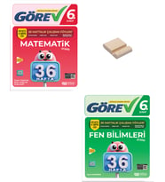 Nitelik 6. Sınıf Matematik ve Fen Bilimleri 36 Haftalık Görev Föyleri + Telefon Standı