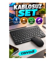 Kablosuz Bluetooth Klavye Mouse Seti – İnce Tasarım, Sessiz Kullanım, Çoklu Uyum