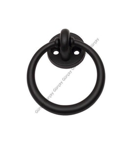 Gürçay Halka Süs Kulp Çekmece Kapak Sandalye Kulpu 60mm SİYAH (Karışık)