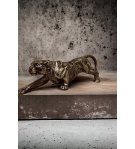 Modern Beton Jaguar Biblo, Şık Dekoratif Ev Süsü