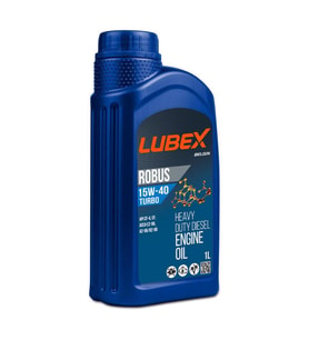 Lubex Robus Turbo 15W-40 1 Lt Mineral Motor Yağı (6 Adet)