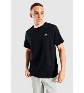 Nike Sportswear Club Men's T-Shirt Erkek Pamuklu Tişört Siyah