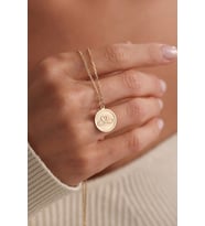 Kişiye Özel 925 Ayar Gümüş Minimalist Kalp Sonsuzluk Kolye (Gold)
