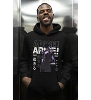 Solo Leveling Arise ! Baskılı Unisex Oversize Anime Karakter Hoodie