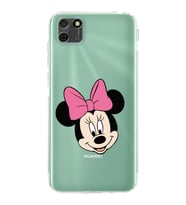 Huawei Y5 p  Kamera korumalı Kapak Minnie Mouse Tasarımlı  Şeffaf Kılıf
