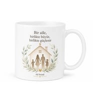 Sıcak Yuva Aile Bağları Kupa Bardak Aile İçin Anlamlı Hediye