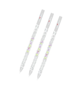 Jel Tükenmez Kalem Beyaz 1.0 mm 3 Adet Beyaz Neon Jel Kalem Beyaz Mürekkepli kalem