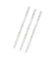Jel Tükenmez Kalem Beyaz 1.0 mm 3 Adet Beyaz Neon Jel Kalem Beyaz Mürekkepli kalem