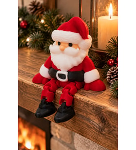 Hareketli Noel Baba Dekoratif Süs