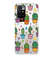PrintiFy Xiaomi Redmi 10 ile Uyumlu 1mm Slim Fit Water Color 4 Baskılı Şeffaf  Kılıf