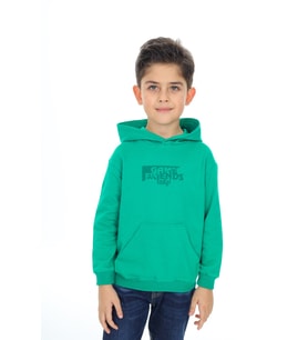 Toontoy Erkek Çocuk Baskılı Sweatshirt (Koyu Yeşil)