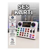 Bluetooth Destekli Canlı Yayın Ses Kartı – Gürültü Engelleme ve Realtime Monitoring