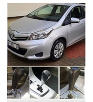 Toyota Uyumlu Yaris 2007/12 Otomatik Vites Kılıfı El Yapımı Hakiki deri (Saks Mavisi)