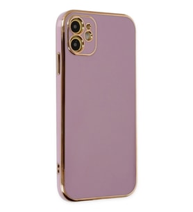 Pilelistore   iPhone 12 Kılıf Volet Silikon - Mor