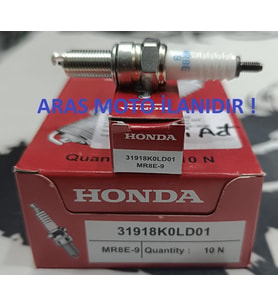 Honda Activa 125 Buji Orjinal Servis Kodlu MR8E-9 Ngk Yeni Activa Buji -Arasmoto (Siyah)