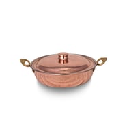 Cobper Premium Collection Kumolu Bakır Kapaklı Tava 24cm