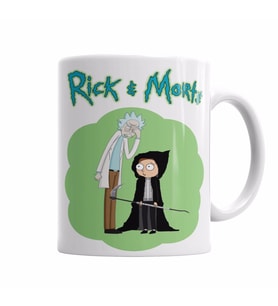Rick & Morte Kupa Bardak Porselen