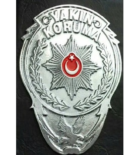 YAKIN KORUMA CÜZDAN ROZETİ (METAL)-SATIN/AL,YAKIN KORUMA KIMLIK KARTLI PERSONELE SATILIR.-SIVILE SATILMAZ