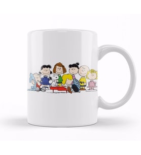 Snoopy And Friend Funny Kupa Bardak Porselen