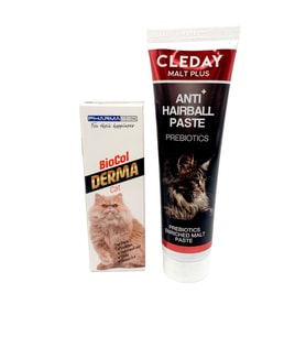 Kediler İçin Biocol + Cleday Tüy Yumağı Önleyici Malt