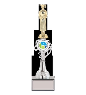 ODAK KUPA - Figürlü Kupalar - Mezuniyet Erkek Figürlü Kupalar FG-034 B - 36 cm