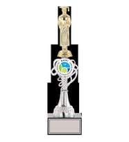 ODAK KUPA - Figürlü Kupalar - Mezuniyet Erkek Figürlü Kupalar FG-034 B - 36 cm