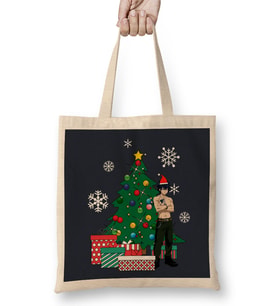 Gray Fullbuster Around The Christmas Tree Fairy Tail Bez Çanta Uzun Saplı