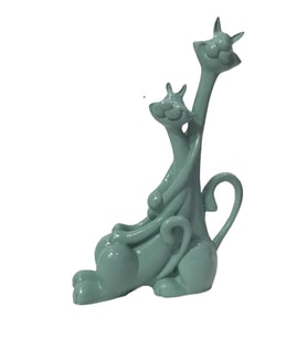 Sevgili Kedi Biblo Su Yeşili 27x17cm